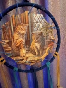 Acchiappasogni  con gatti Purrlock