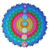 Adesivo per vetri Chakra Healing