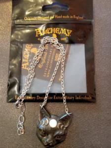 Alchemy Mystic Moon Cat Collana