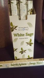 Bastoncini di Incenso Salvia Bianca