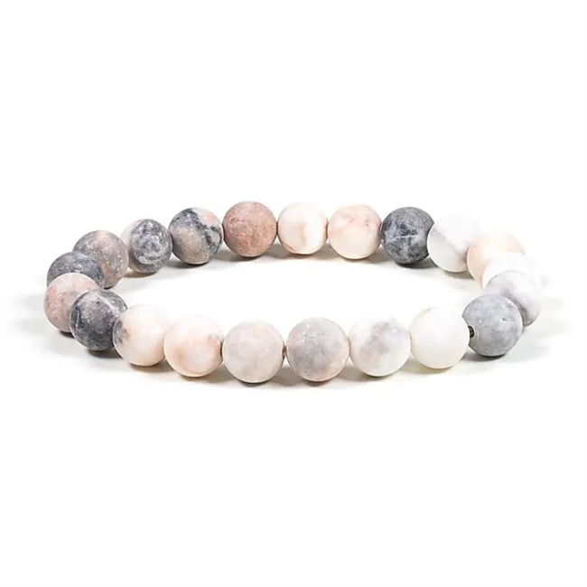 Bracciale elastico ametista buddha