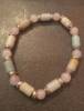 Bracciale quarzo rosa amazzonite