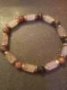 Bracciale quarzo rosa rodonite