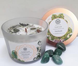 Candela Patchouli e avventurina