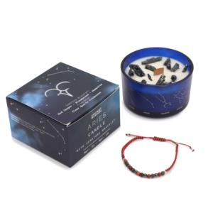 Candela Zodiacale con bracciale Ariete
