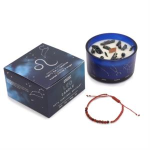 Candela Zodiacale con bracciale Leone