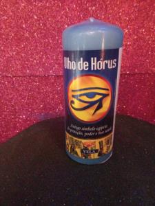 Candela occhio Horus con rituale