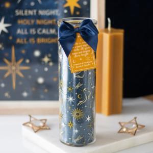 Candela tubolare alla cannella e mora Starry Night