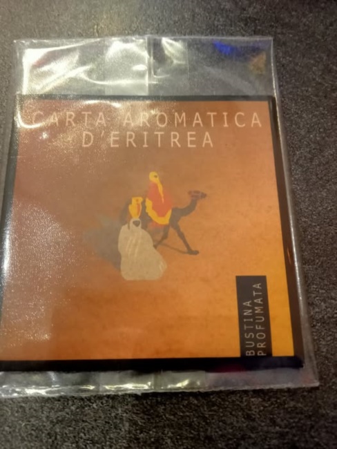 Carta aromatica Eritrea profuma cassetti
