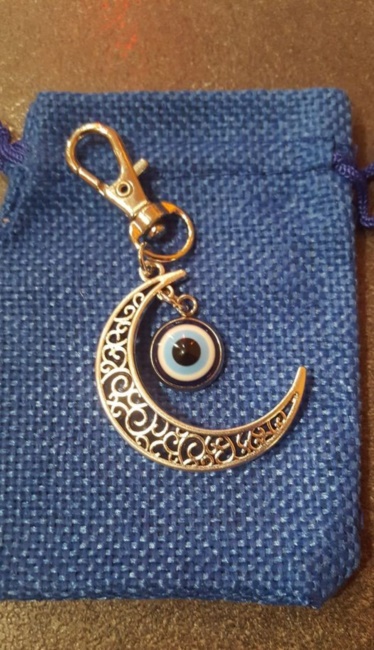Charms luna e occhio turco