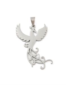 Ciondolo fenice con collana