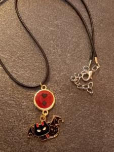 Collana gatto diavoletto