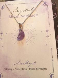 Collana luna ametista