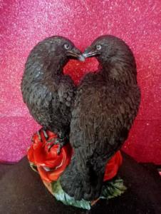 Coppia Corvi Romantici
