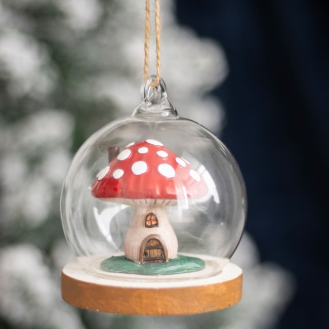 Decorazione sospesa con fungo
