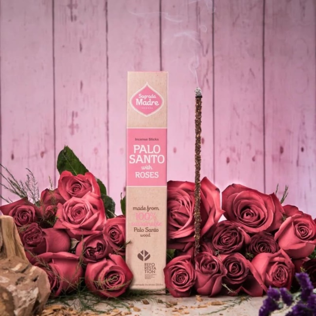 Incenso Palo Santo e Rosa Sagrada Madre