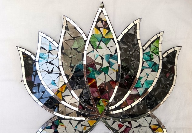 Lotus Mosaico pannello da parete