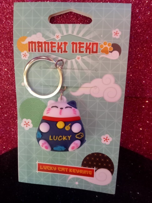 Maneki Neko portachiavi in Pvc