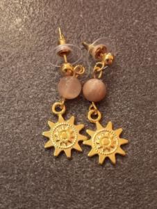 Orecchini Pietra del Sole e sole