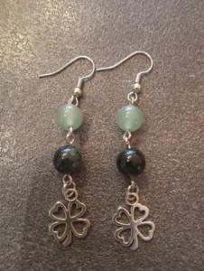 Orecchini diaspro kambaba avventurina