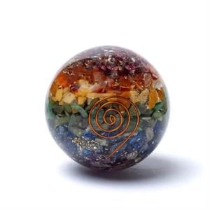 Orgonite sfera 7 chakra