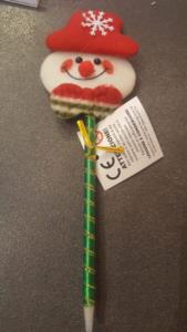 Penna sfera con pupazzo di neve