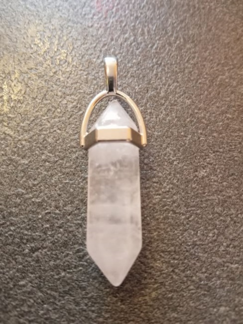 Quarzo rosa  ciondolo