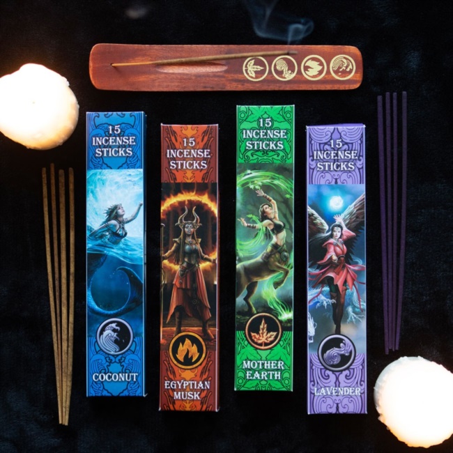 Set incensi di Anne Stokes Elemental