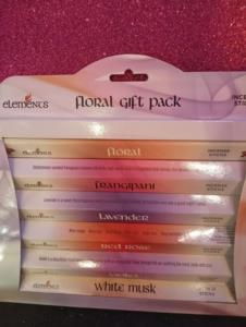 Set incensi floreali