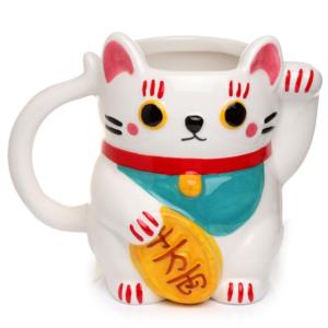 Tazza a forma di Maneki Neko
