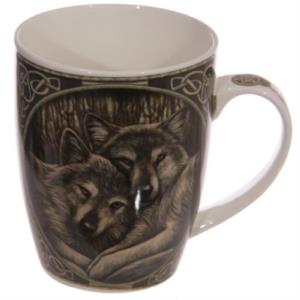 Tazza con coppia lupi Loyal Companions Lisa Parker