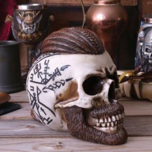 Teschio Vichingo Ragnar Skull 16 cm