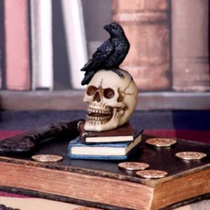 Teschio con corvo Ravens Spell