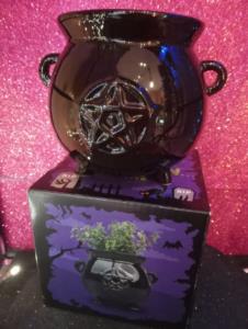 Vaso calderone in ceramica