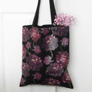 borsa floreale dark romance