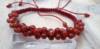bracciale treccia corniola
