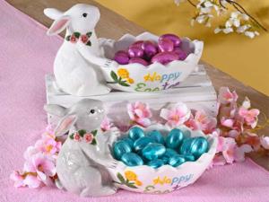 contenitore uovo con coniglio