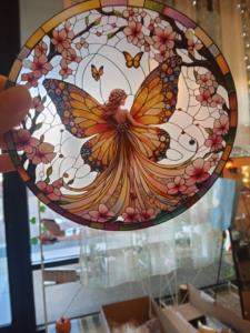 decorazione da finestra con fata