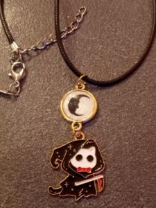 gattini di Halloween la nera signora