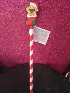 matita natalizia con cagolino