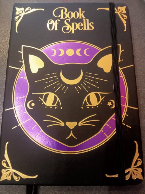 quaderno con gatto magico