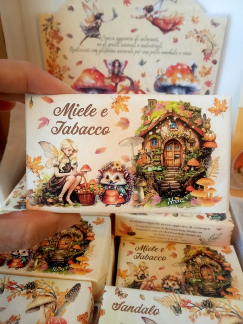 saponetta vegetale  miele tabacco