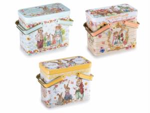 scatola alimentare in metallo