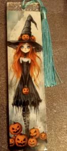 segnalibro strega zucche