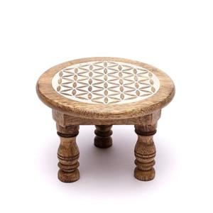 tavolino altare fiore della vita