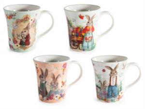 tazza con conigli