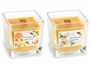 vasetto candela cera dapi